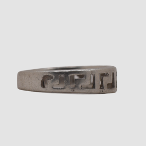 Sterling Silver Greek Key Band Ring Size L 1/2 - Image 7