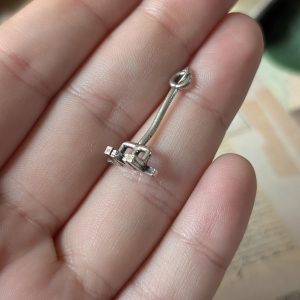 Silver JVL Letter Charm - Image 4