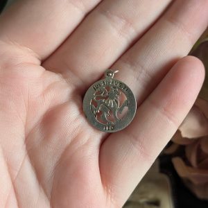 Vintage Silver Leo Charm Pendant - Image 3