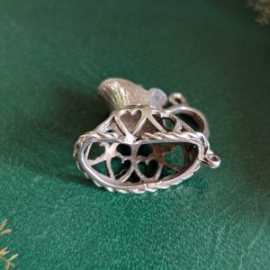 Vintage Sterling Dress Pitcher Charm - Wounded Warrior - Image 2