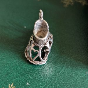 Vintage Sterling Dress Pitcher Charm - Wounded Warrior - Image 3