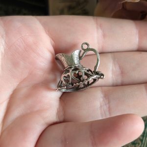 Vintage Sterling Dress Pitcher Charm - Wounded Warrior - Image 4