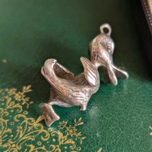 Vintage Large Duck Charm Pendant - Wounded Warrior - Image 4