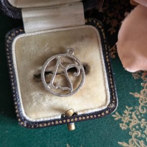 Vintage Silver 21 Birthday Charm Pendant - Image 2