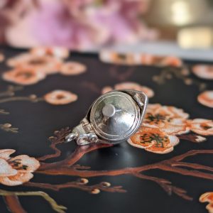 Vintage Silver Aladdins Lamp Charm | Heavy Opening Locket Pendant |  Genie Lamp - Image 5