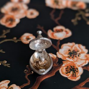 Vintage Silver Aladdins Lamp Charm | Heavy Opening Locket Pendant |  Genie Lamp - Image 4