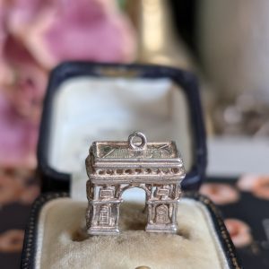 Vintage Silver Arc de Triomphe Charm
