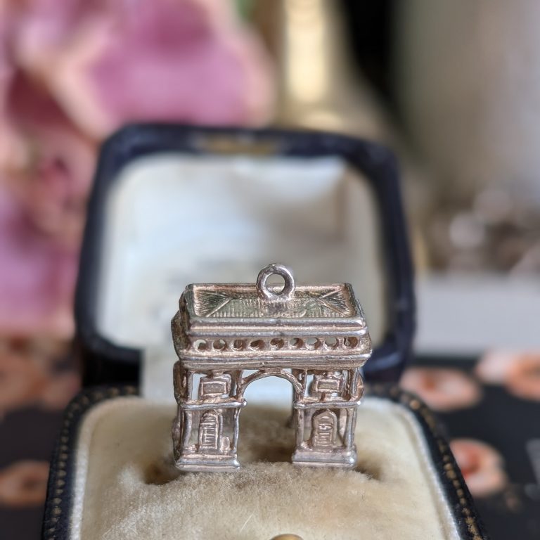 Vintage Silver Arc de Triomphe Charm