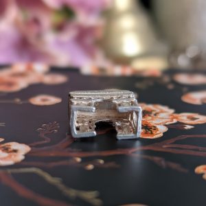 Vintage Silver Arc de Triomphe Charm | Paris France Souvenir | 3D Architectural Landmark Pendant - Image 3