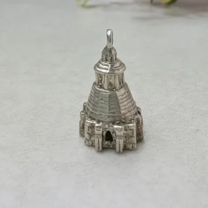 Charming Vintage Silver Lighthouse Charm - 925 Sterling Silver 70s - Image 5