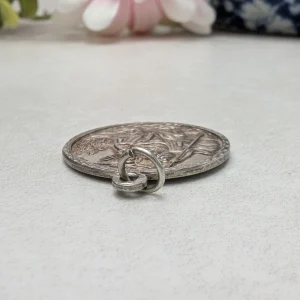 Timeless Vintage Nuvo St Christopher Charm - Sterling Silver 70s - Image 5