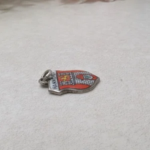 Unique Vintage Silver Hannover Travel Charm - 800 Germany Tourist Shield - Image 3