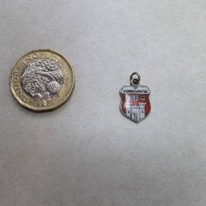 Unique Vintage Silver Königswinter Travel Charm - 800 Germany Tourist Shield - Image 3