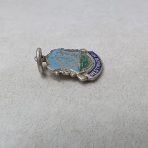 Charming Vintage Silver Westward Ho! Travel Charm - 925 England Tourist Shield - Image 4