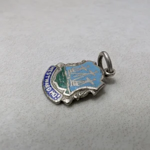 Charming Vintage Silver Westward Ho! Travel Charm - 925 England Tourist Shield - Image 5