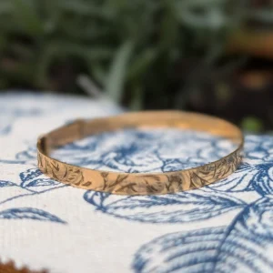 Vintage Childs Rolled Gold Bangle, 1/5th 9ct Gold Bronze Core Expandable Christening, Baby Keepsake Gift - Image 4