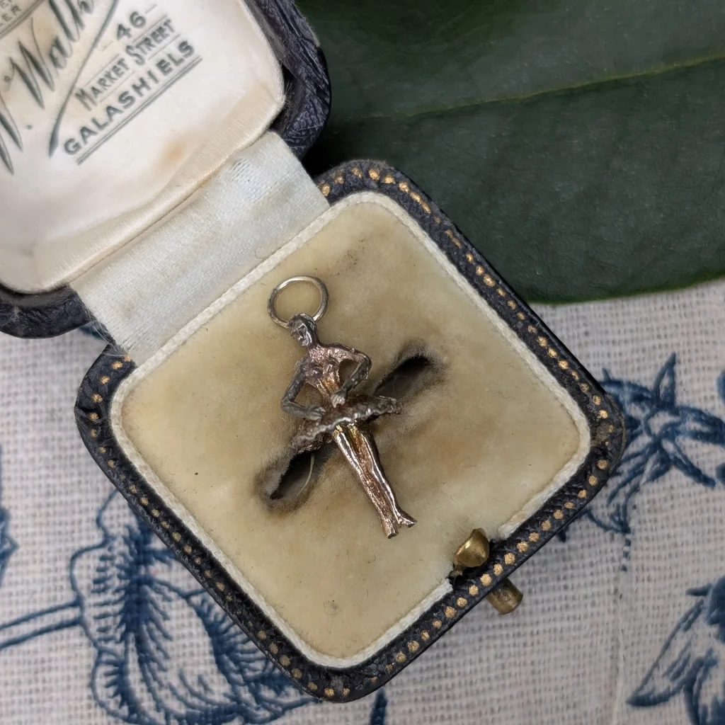 Vintage Silver Ballerina Charm