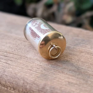 Vintage 9ct Gold Ten Shilling Charm Pendant - Image 5