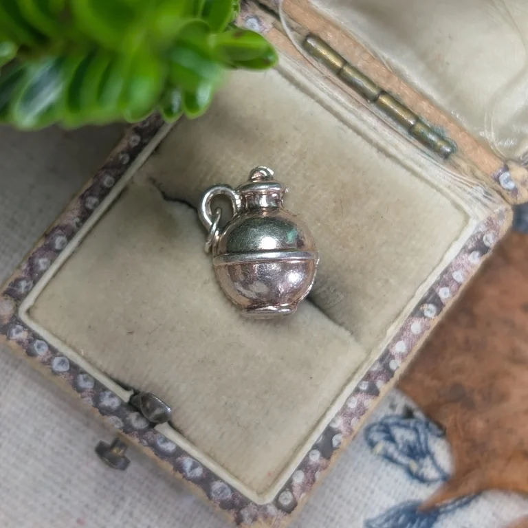 Vintage Silver Jug Charm