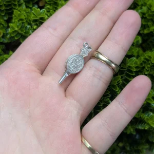 Vintage Silver Fire Bellows Charm, Opens Pendant - Image 6