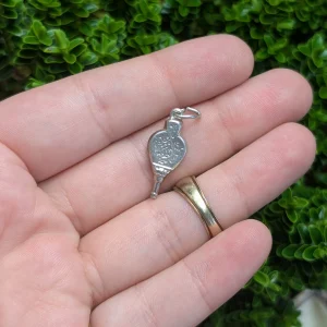 Vintage Silver Fire Bellows Charm - Image 2
