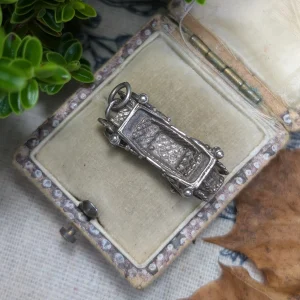 Vintage Sterling Silver Carriage Charm