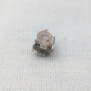 Vintage Silver Beachcomber Charm, Outhouse Travel Pendant - Image 7