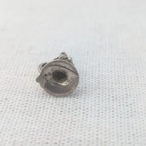 Vintage Sterling Silver Candlestick Charm, Wax Candle Pendant - Image 3
