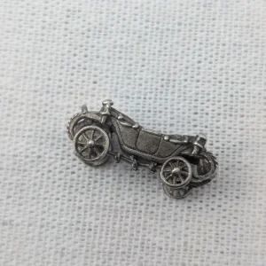 Vintage Sterling Silver Carriage Charm, Buggy Cart - Image 6