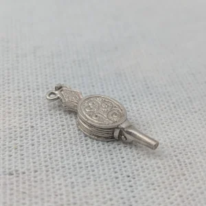Vintage Silver Fire Bellows Charm, Opens Pendant - Image 3