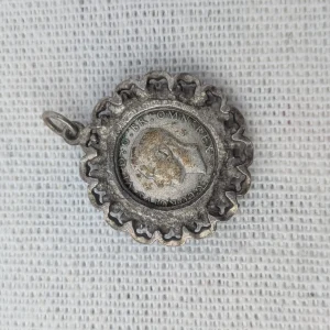 Vintage Silver Threepence Charm, George IV 1938 Pendant - Image 7
