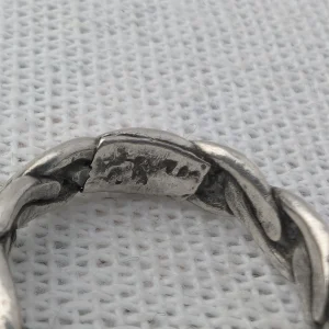 Vintage Sterling Silver Knot Ring Twisted Band - Image 5