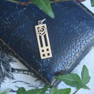 Vintage Sterling Silver Scottish Pendant, Mackintosh Celtic