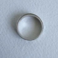 Sterling Silver Love Heart Spinner Ring, Wide Band - Image 9