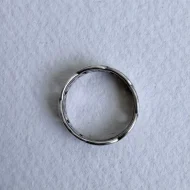 Vintage Sterling Silver Celtic Band, Eternity Knot Ring - Image 4