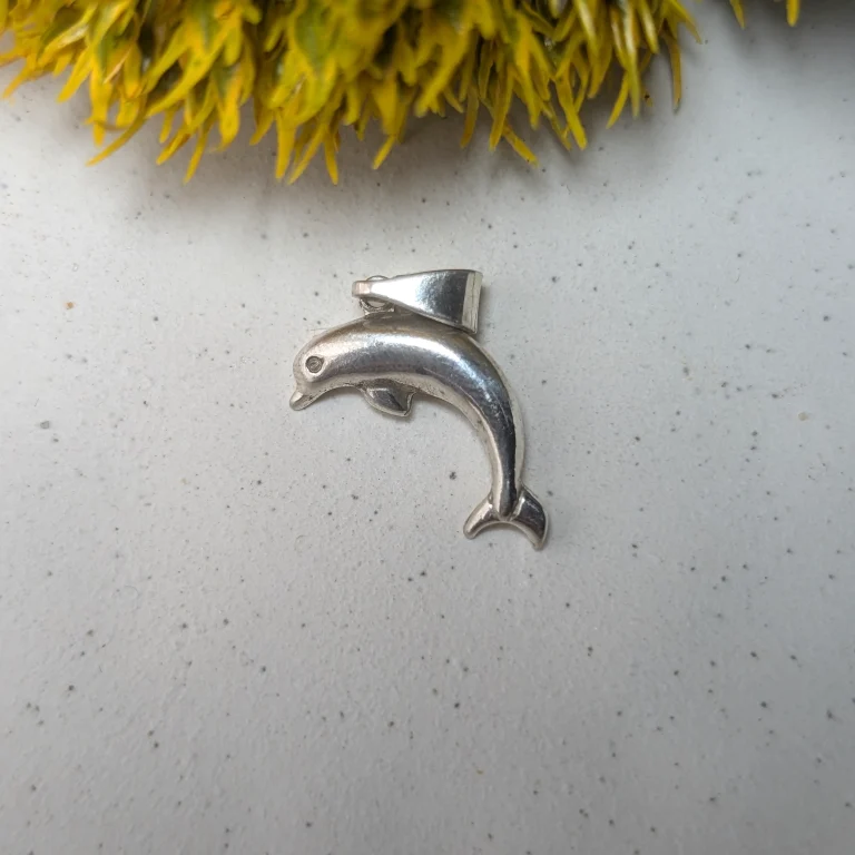 Sterling Silver Dolphin Pendant