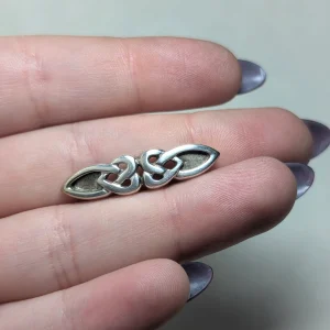Vintage Sterling Silver Celtic Knot Pendant - Image 2