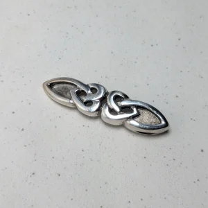 Vintage Sterling Silver Celtic Knot Pendant - Image 3