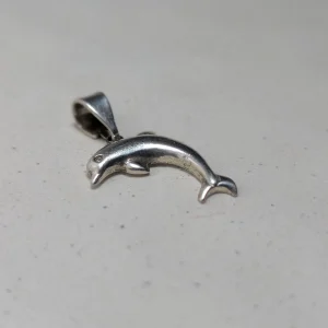 Sterling Silver Dolphin Pendant, Animal Charm - Image 6
