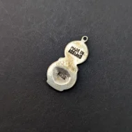 Vintage Silver Iceland Charm Barrel, Travel - Image 2