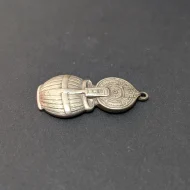 Vintage Silver Iceland Charm Barrel, Travel - Image 3
