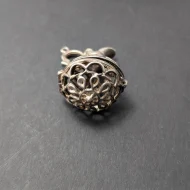 Vintage Sterling Silver Jug Decanter Charm, Opens Ornate - Image 2