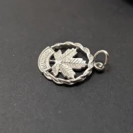 Vintage Sterling Silver Toronto Travel Charm, Maple Leaf - Image 4