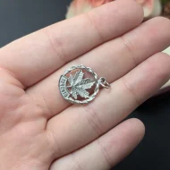 Vintage Sterling Silver Toronto Travel Charm, Maple Leaf - Image 3