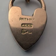 Antique Rare Rose Gold Heart Padlock, 9ct Gold - Image 14
