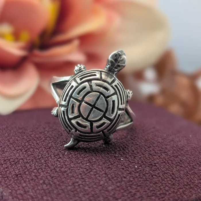 Sterling Silver Turtle Ring