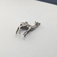 Vintage Silver Deer Charm, Doe Pendant - Image 5