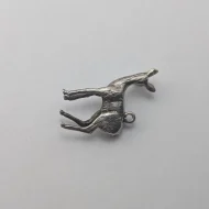 Vintage Silver Deer Charm, Doe Pendant - Image 4