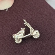 Vintage Silver Vespa Charm