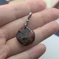 Vintage Sterling Silver Baltic Amber Pendant - Image 4